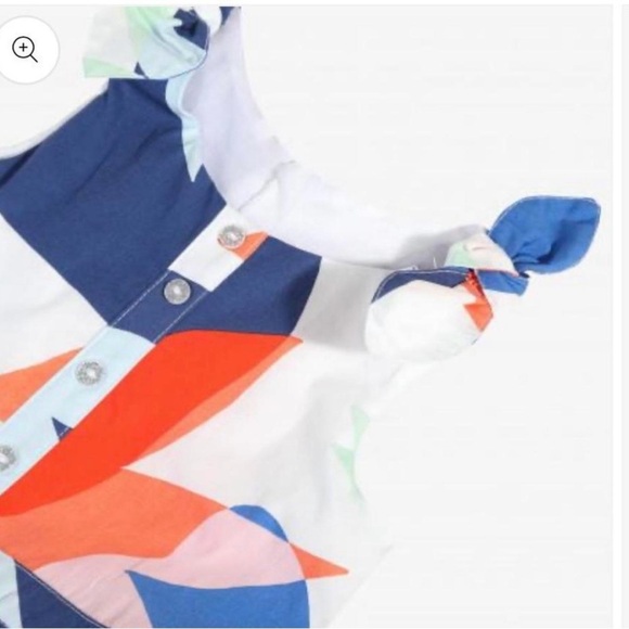 Catimini Paris Girls  Grapic Floral Print Dress size 12 - Picture 2 of 7